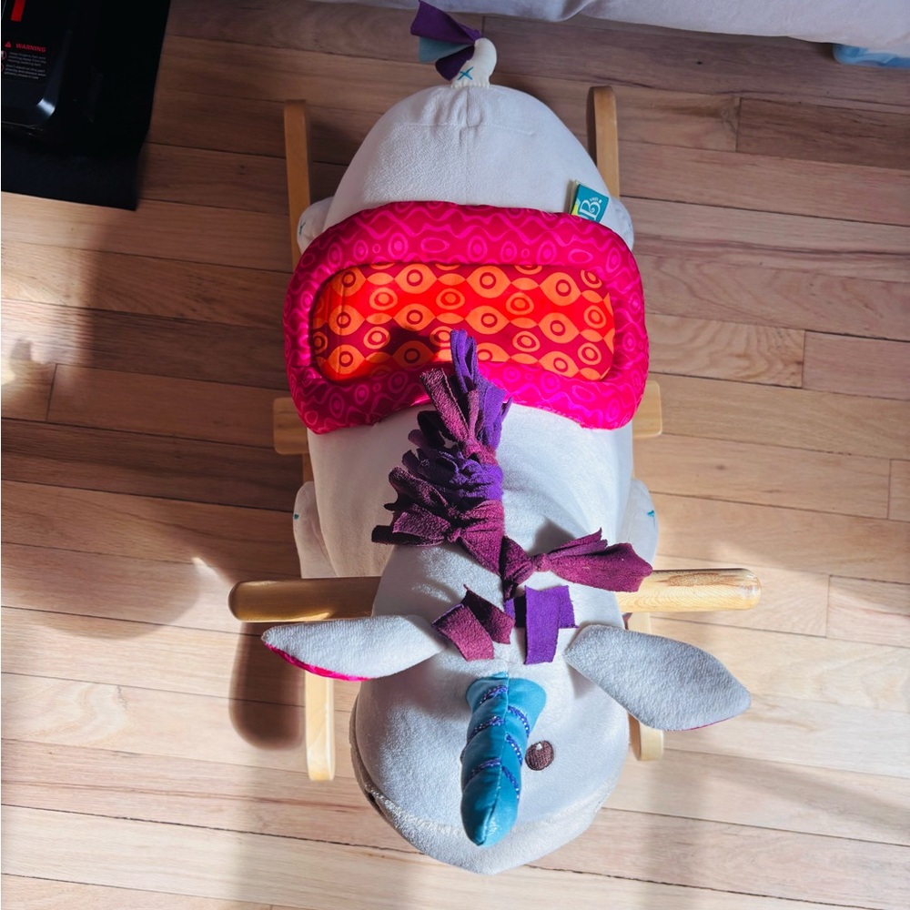 B. toys Wooden Unicorn Rocker Rodeo Rocker – Dilly-Dally - Picture 4 of 6